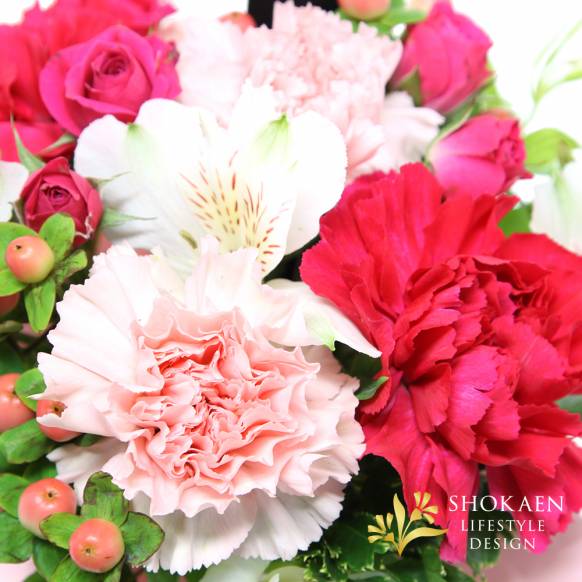 【母の日アレンジ】グラティチュード（B）ローズクォーツ