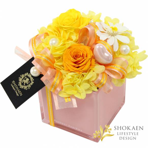 【母の日プリザ】タンドレス（A）オレンジ 900708