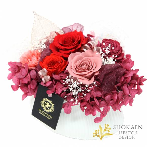 【母の日プリザ】ボヌール（C）ルージュ 900715